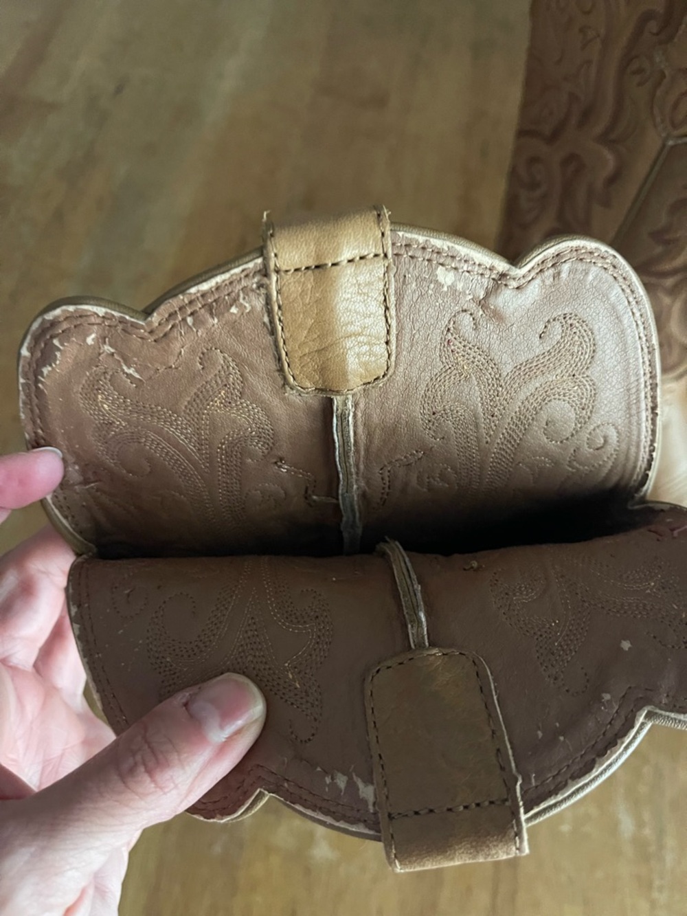 Justin Stampede Boots Brown Leather Western Boot - Picture 8 of 12